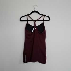 Lululemon burgunday workout tank